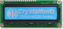 144x32 White on Blue Graphic LCD CFAG14432B-TMI-TT
