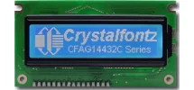 Blue 144x32 Serial Graphic LCD CFAG14432C-TMI-TT
