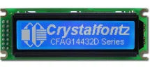 Blue on white 144x32 Graphic LCD CFAG14432D-TMI-TT