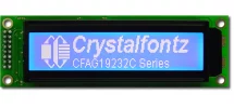 Blue 192x32 Serial Graphic LCD CFAG19232C-TMI-TT