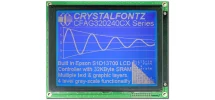 320x240 White on Blue Parallel Graphic LCD CFAG320240CX-TMI-T