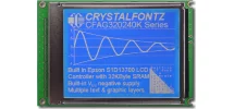 White on Blue 320x240 Parallel Graphic LCD CFAG320240K-TMI-TZ