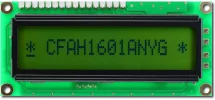 Low Power Reflective 16x1 LCD CFAH1601A-NYG-JT