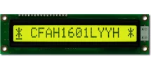 16x1 Sunlight Readable Character LCD CFAH1601L-YYH-ET