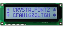 Edge Lit 16x2 Character LCD CFAH1602L-TGH-JT