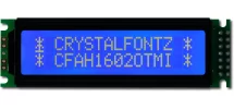White on Blue 16x2 LCD CFAH1602O-TMI-ET