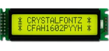 Yellow Transflective 16x2 Character LCD CFAH1602P-YYH-ET