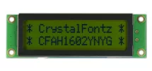 16x2 Character Non-Backlit LCD CFAH1602Y-NYG-ET