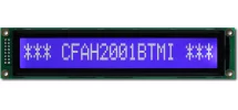 Standard 20x1 Character LCD CFAH2001B-TMI-ET