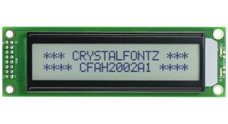 20x2 Character Dark on Gray LCD (CFAH2002A1-TFH-JT)
