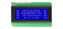 20x4 I2C Character LCD CFAH2004AC-TMI-EW