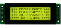 20x4 Yellow-Green Character Module CFAH2004K-YYH-JP