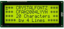 Yellow-Green 20x4 Character Module CFAH2004L-YYH-JT