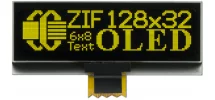 128x32 Yellow Monochrome OLED with Ultra-Thin Design CFAL12832N0-022Y