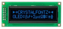 16x2 Blue Character OLED Module CFAL1602C-B