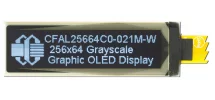 256x64 Grayscale Graphic OLED CFAL25664C0-021M-W 256x64 Grayscale Graphic OLED CFAL25664C0-021M-W