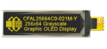 256x64 Yellow Monochrome OLED CFAL25664C0-021M-Y 256x64 Yellow Monochrome OLED CFAL25664C0-021M-Y