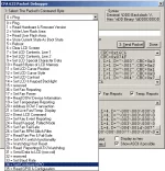 Every command available in the CFA-633 firmware can be selected from the drop-down menu.