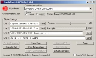 635WINTEST (635 WinTest for CFA635 and CFA735)