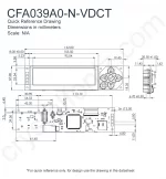 CFA039A0NVDCT Mechanical Drawing
