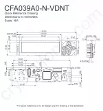 CFA039A0NVDNT Mechanical Drawing
