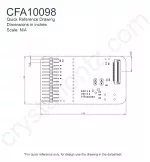 CFA10098 Mechanical Drawing