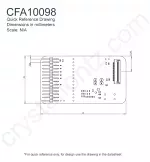CFA10098 Mechanical Drawing