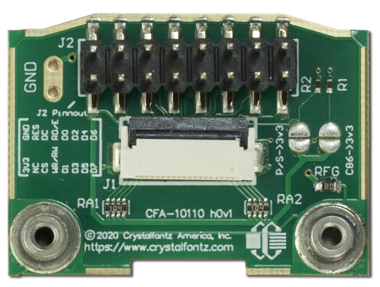 240x128 Low Power Graphic LCD Display from Crystalfontz