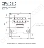 CFA10110 Mechanical Drawing