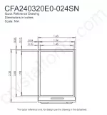 CFA240320E0024SN Mechanical Drawing