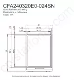 CFA240320E0024SN Mechanical Drawing