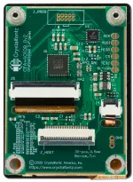 240x320 EVE TFT Display, back view of PCB.