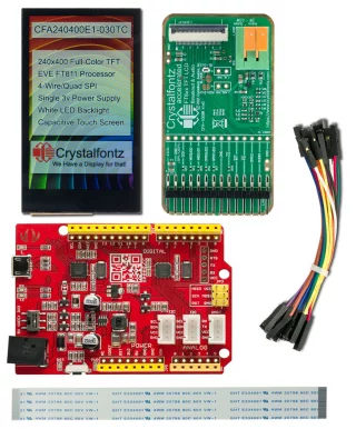 240x400 Capacitive Touch EVE Development Kit