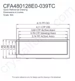 CFA480128E0039TC Mechanical Drawing
