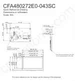 CFA480272E0043SC Mechanical Drawing
