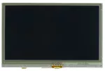 480x272 4.3 inch Resistive Touchscreen Accelerated TFT display module. Front view, powered off.