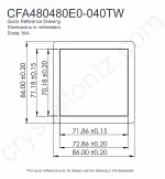 CFA480480E0040TW Mechanical Drawing CFA480480E0040TW Mechanical Drawing