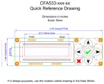 CFA533TFHKL Mechanical Drawing CFA533TFHKL Mechanical Drawing