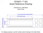 CFA631RMFKU1 Mechanical Drawing