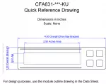 CFA631TMFKU Mechanical Drawing