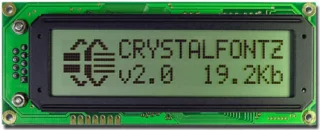 16x2 SPI Character LCD (CFA632-NFA-KS)