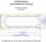 CFA632YDIKS Mechanical Drawing