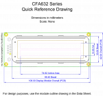 CFA632YDIKS16 Mechanical Drawing