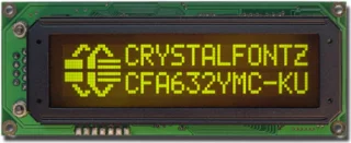 16x2 USB Character LCD (CFA632-YMC-KU)