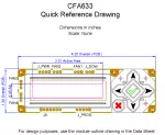 CFA633RDIKU Mechanical Drawing