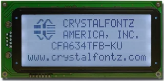 20x4 USB Character LCD (CFA634-TFB-KU)
