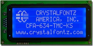 20x4  Serial Character LCD (CFA634-TMC-KS)