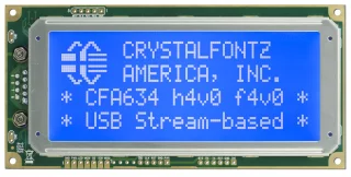 20x4 Character USB Display Module (CFA634-TMI-KU)