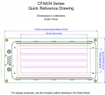 CFA634YDIKP Mechanical Drawing