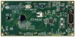 20x4 Serial RS-232 Character LCD, back view showing interface selection button.